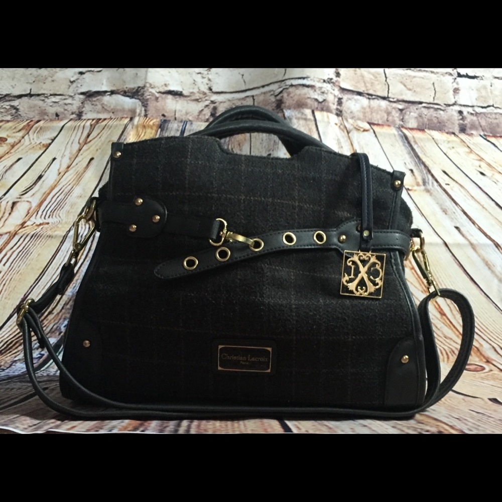 Christian Lacroix Wool Handbag